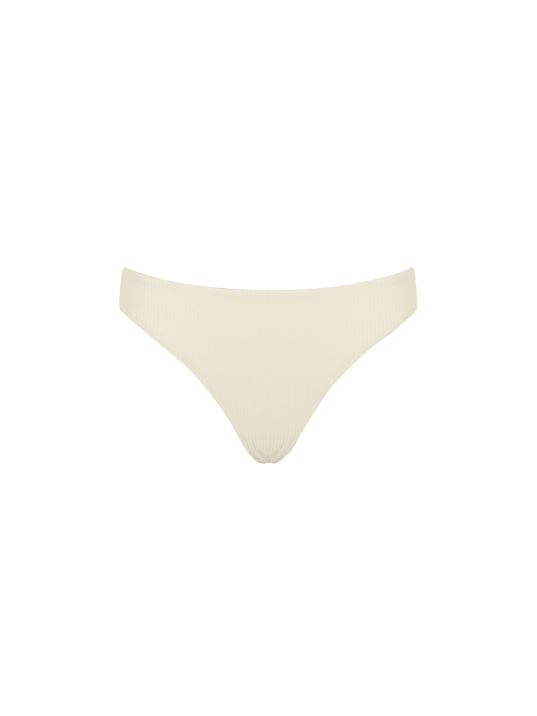 Pantanal Bikini Bottoms - Coconut Ribbed - Coconut Ribbed