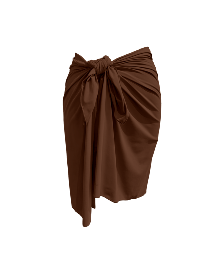 Bromelia Swimwear Praia Sarong - Chocolate Brown product