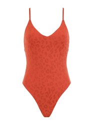 São Conrado V-Strap One Piece - Leopard - Leopard