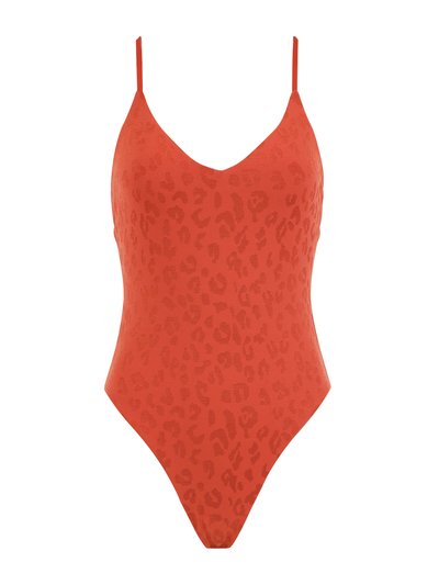 Bromelia Swimwear São Conrado V-Strap One Piece - Leopard product