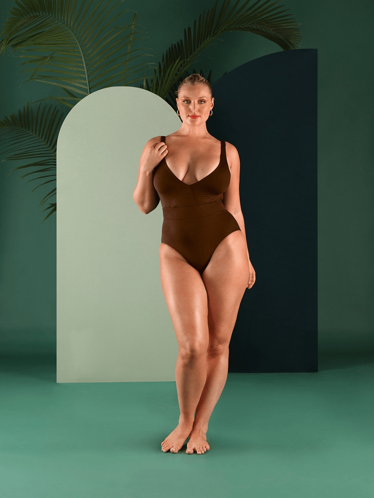 Trancoso Padded One Piece - Chocolate Brown