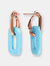 2 in 1 Earrings with Natural Stone - Turquoise Magnesite
