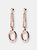 Forzatina Chain Oval Elements Dangle Earrings