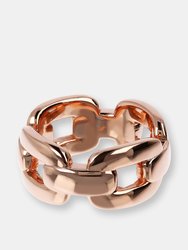 Golden Rose Geometries Ring