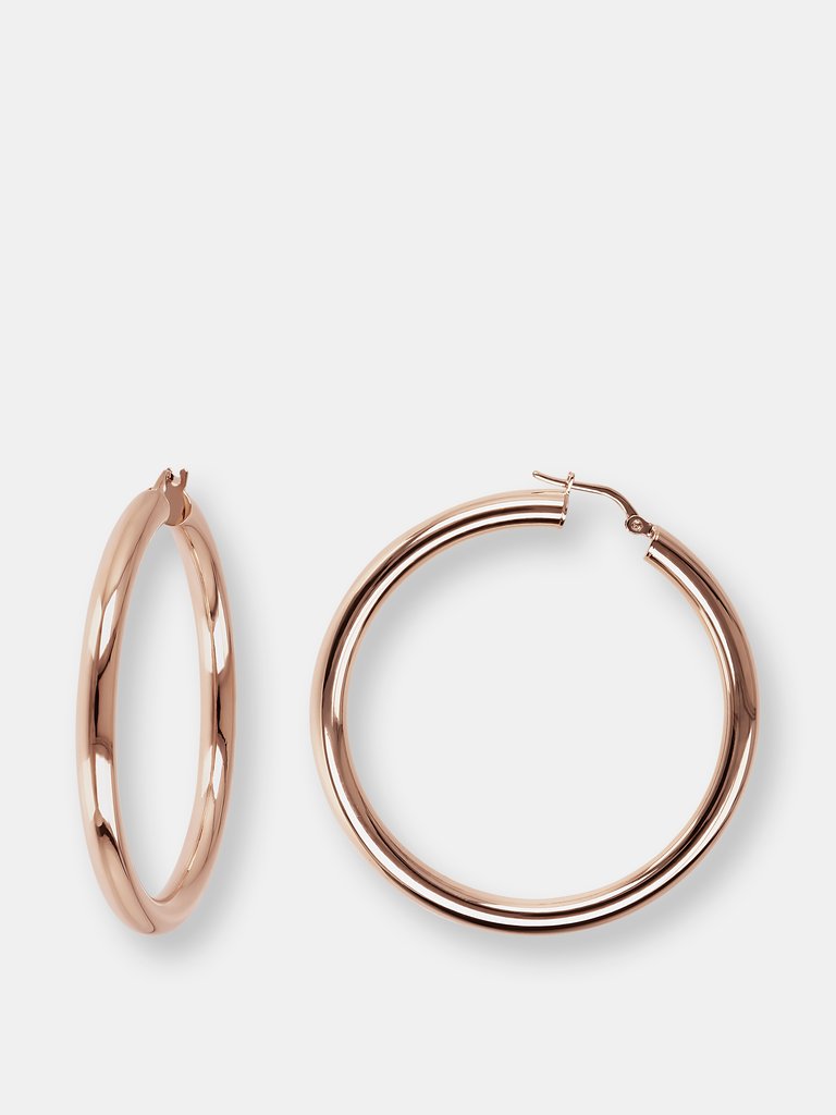 Medium Purezza Hoop Earrings