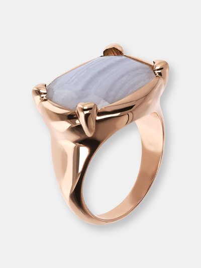 Bronzallure Queen Natural Stone Ring - Golden Rose product