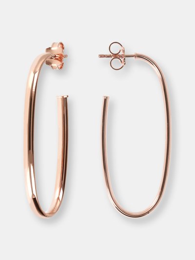 Bronzallure Semi-Oval Hoop Earrings product