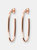 Semi-Oval Hoop Earrings