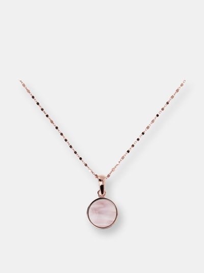 Bronzallure Stone Mini Disc Pendant Necklace product