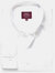 Brook Taverner Mens Whistler Long-Sleeved Formal Shirt - White