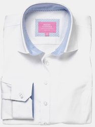 Brook Taverner Womens/Ladies Mirabel Formal Shirt - White