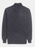 Mens Dallas Zip-Neck Sweater - Charcoal