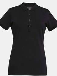 Womens/Ladies Arlington Cotton Polo Shirt (Black) - Black