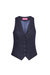 Womens/Ladies Nashville Waistcoat - Navy Check - Navy Check