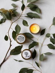 Fern + Moss Gold Travel Candle