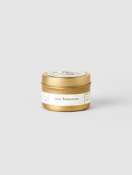 Rose Botanica Gold Travel Candle 