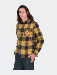 Brown Thermal Lined Flannel Shacket