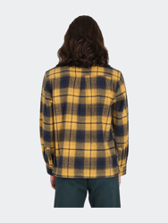 Brown Thermal Lined Flannel Shacket