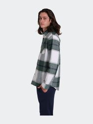 Green Thermal Lined Flannel Shacket