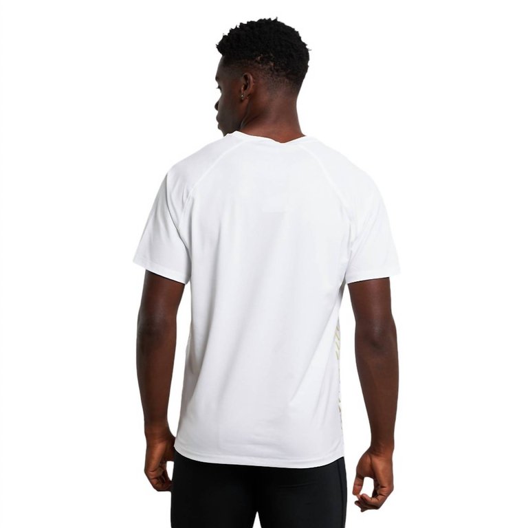 Atmosphere Short Sleeve 2.0 Shirt In White/interval Gradient