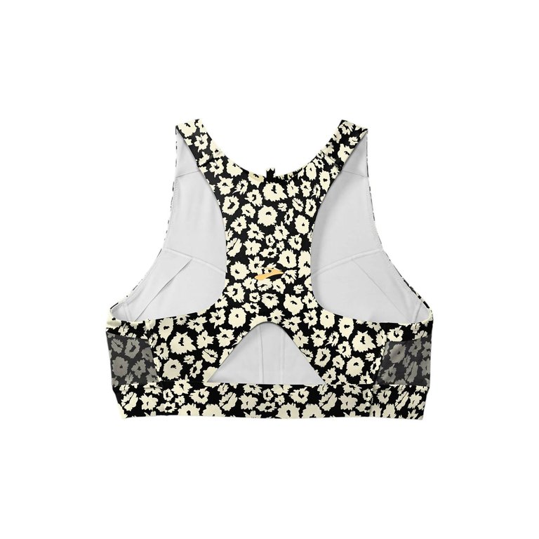 Drive 3 Pocket Run Bra In Black/Wildflower