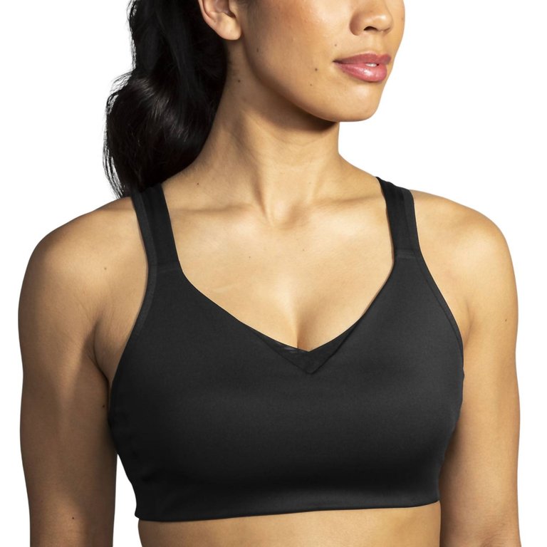 Drive Convertible Run Bra In Black - Black