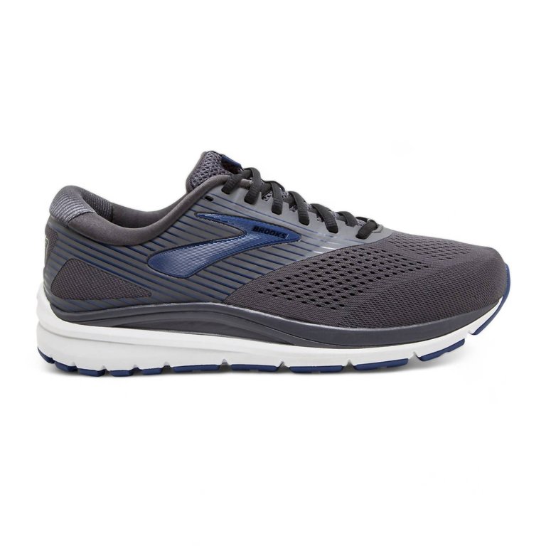 Men's Addiction 14 Running Shoes - Medium Width In Blackened Pearl/Blue/Black - Blackened Pearl/Blue/Black