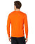 Men's Distance Graphic Long Sleeve Shirt In Orange/trot Happy