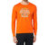 Men's Distance Graphic Long Sleeve Shirt In Orange/trot Happy - Orange/trot Happy