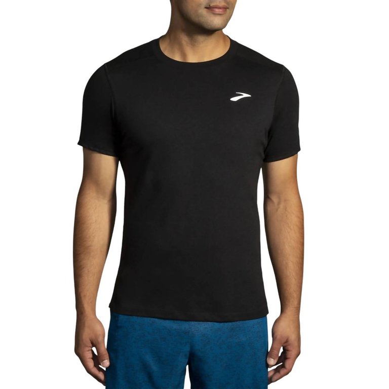 Men's Distance Short Sleeve 2.0 Shirt In Black - Black