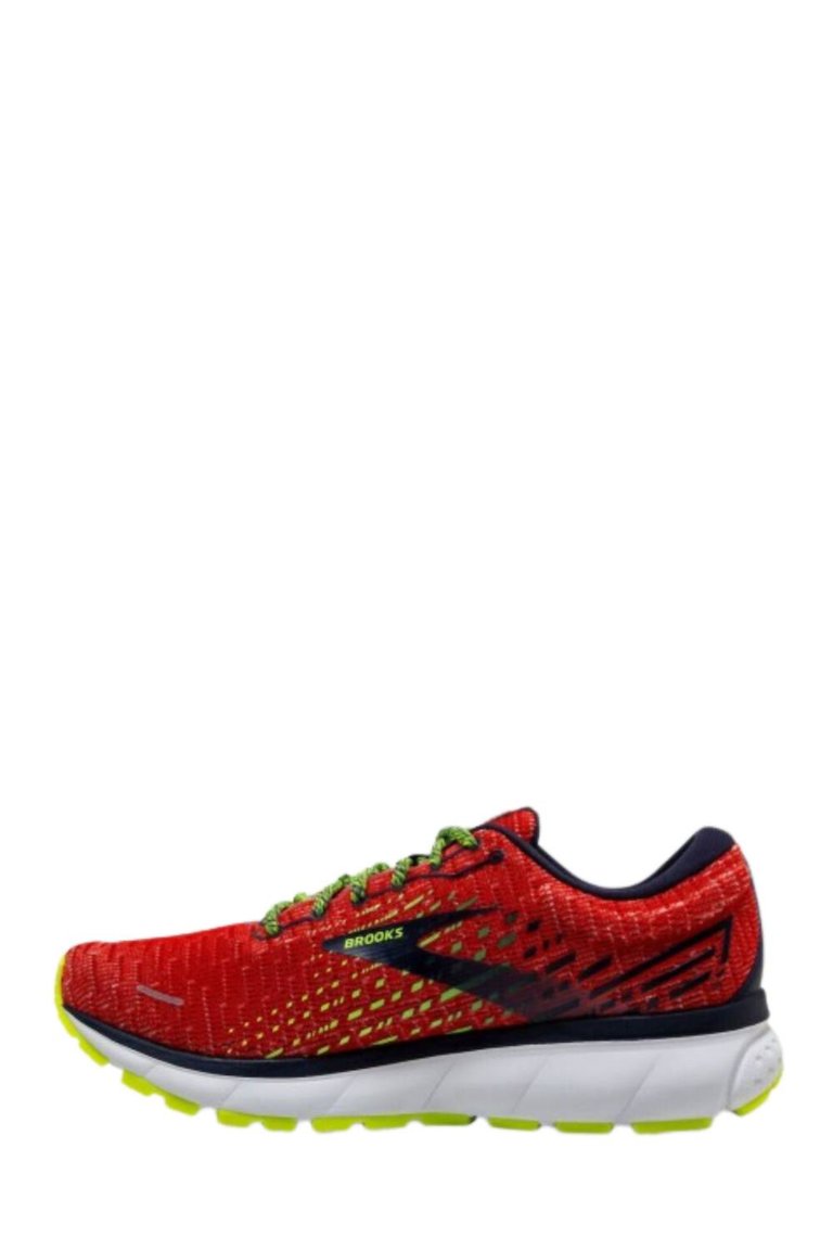 Men's Ghost 13 Running Shoes - D/Medium Width In Tomato/Navy/Nightlife