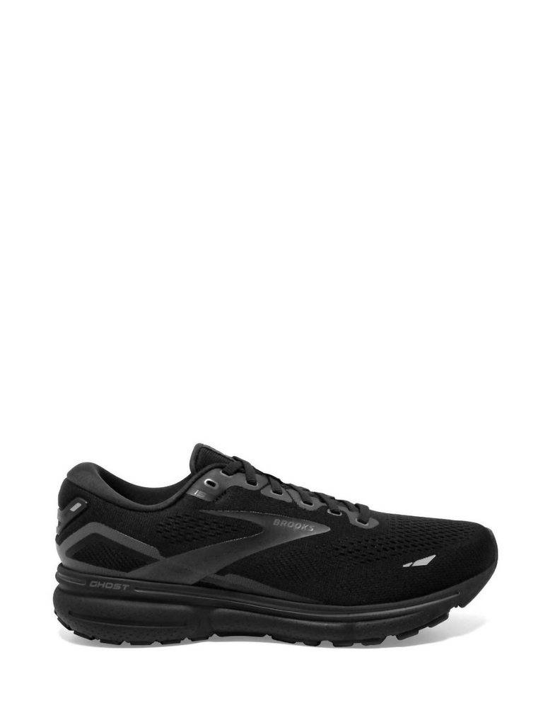 Men's Ghost 15 Running Shoes - 4E/extra Wide Width In Black/Black/Ebony