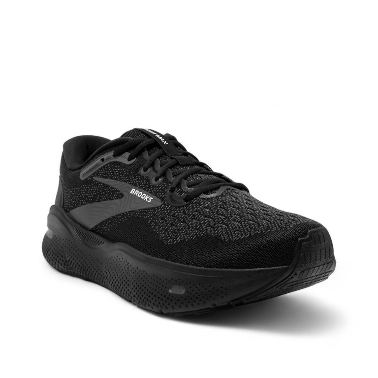 Men's Ghost Max Running Shoes In Black/Black/Ebony