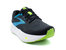 Men's Ghost Max Running Shoes - Wide In Black Atomic/blue/jasmine