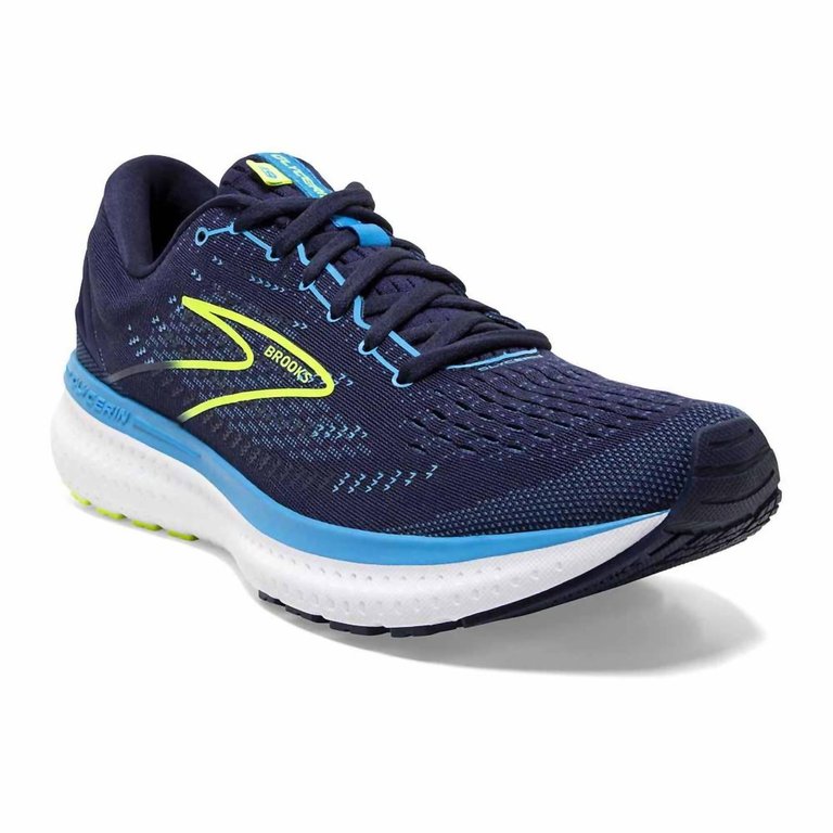 Men's Glycerin 19 Running Shoes - D/Medium Width In Navy/Blue/Nightlife