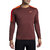 Men's Notch Thermal Long Sleeve 2.0 Shirt In Run Raisin/Vivid Flame - Run Raisin/vivid Flame