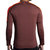 Men's Notch Thermal Long Sleeve 2.0 Shirt In Run Raisin/Vivid Flame