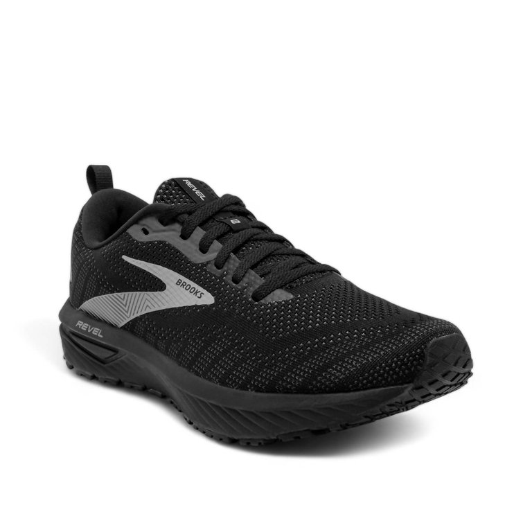 Men's Revel 6 Running Shoes In Black/Blackened Pearl/Grey