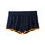 Men's Sherpa 3-Inch Split Short In Navy Geo Emboss/fluoro Orange