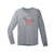 Run Merry Distance Graphic Long Sleeve Shirt In Heather Ash/Run Merry