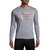 Run Merry Distance Graphic Long Sleeve Shirt In Heather Ash/Run Merry - Heather Ash/Run Merry