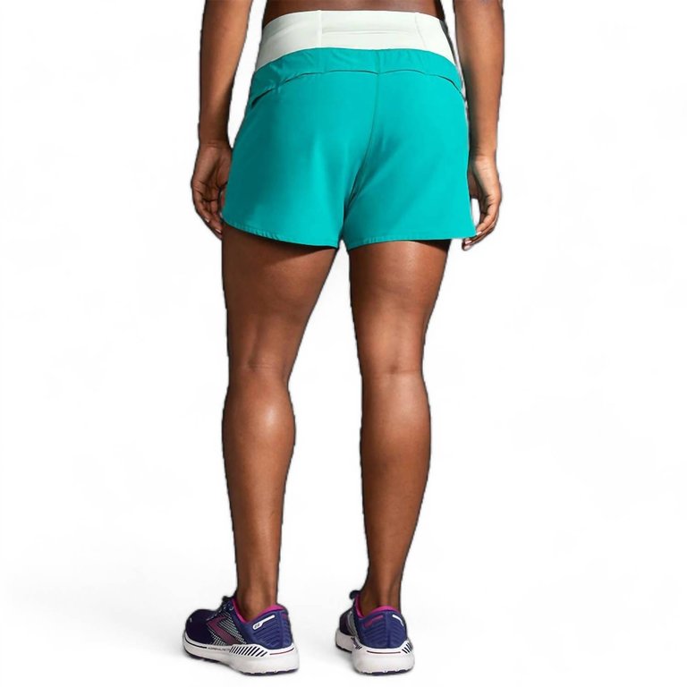 Women's Chaser 5-Inch Shorts In Nile Green/cool Mint