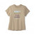 Women's Distance Graphic Short Sleeve Tee In Heather Oatmeal/dont Worry