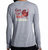 Women's Distance Long Sleeve Shirt In Heather Ash/trot Happy 23