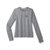 Women's Distance Long Sleeve Shirt In Heather Ash/trot Happy 23