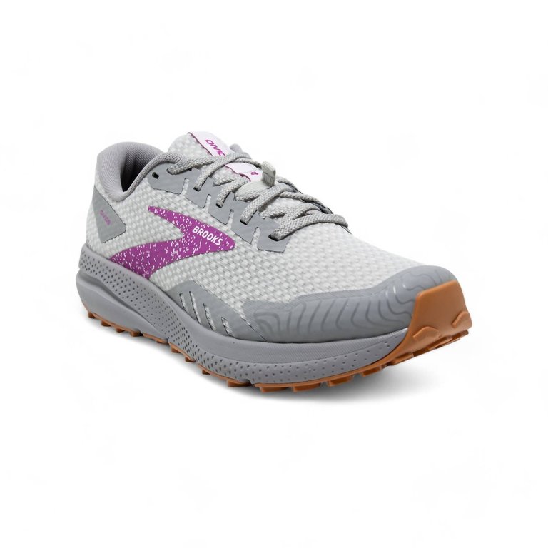 Women's Divide 2 Trail Running Shoes In Alloy/Oyster/Violet