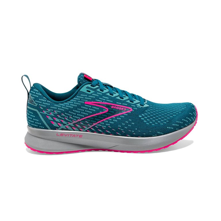 Women's Levitate 5 Running Sneaker - Medium Width In Blue/Porcelain/Pink - Blue/Porcelain/Pink