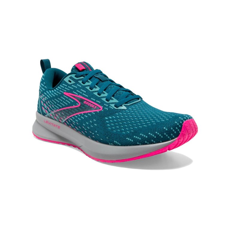 Women's Levitate 5 Running Sneaker - Medium Width In Blue/Porcelain/Pink