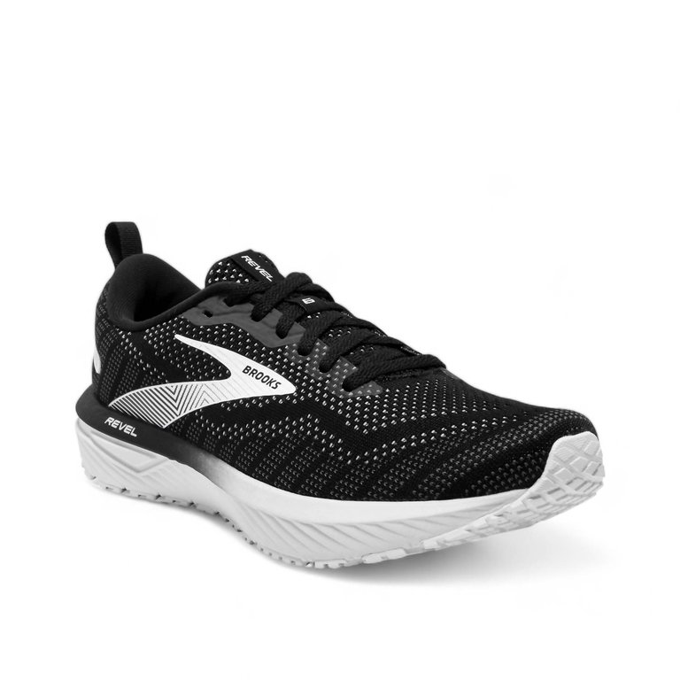 Women's Revel 6 Running Shoes In Black/Blackened Pearl/White