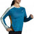 Women's Sprint Free Long Sleeve 2.0 Shirt In Pacific/lightest Sky/ochre